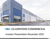 Gladstone Commercial Investor Presentation November 2022