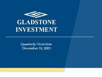 Investor Presentation as of December 31, 2023