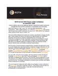 ROTH to Host 10th Annual London Conference on June 25-27, 2024