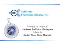CD33 Program Update – Actimab-A Post Phase 2 Results and Actimab-MDS Regulatory Update PDF