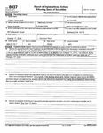 Form 8937 Relating to Reverse Stock Split on October 17, 2016