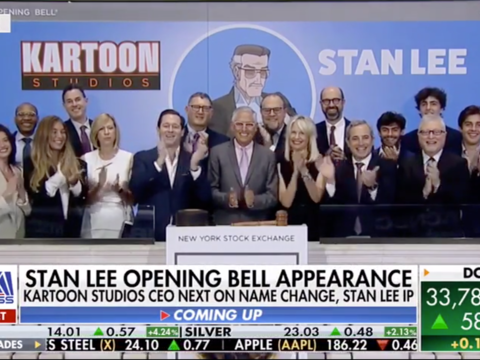 Andy Heyward Chairman and CEO of Kartoon Studios interview with The Claman Countdown