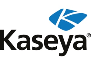 typographic logo for Kaseya