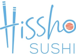 typographic logo for Hissho Sushi