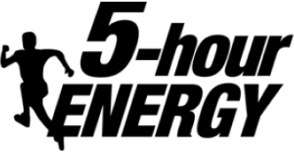 typographic logo for 5-Hour Energy