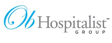 typographic logo for OB Hospitalist Group