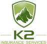 typographic logo for K2 Insurance Services