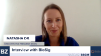 Natasha Drapeau from BioSig ($BSGM) shares details about their new site install and some future developments