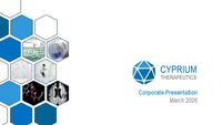Cyprium Therapeutics Corporate Presentation