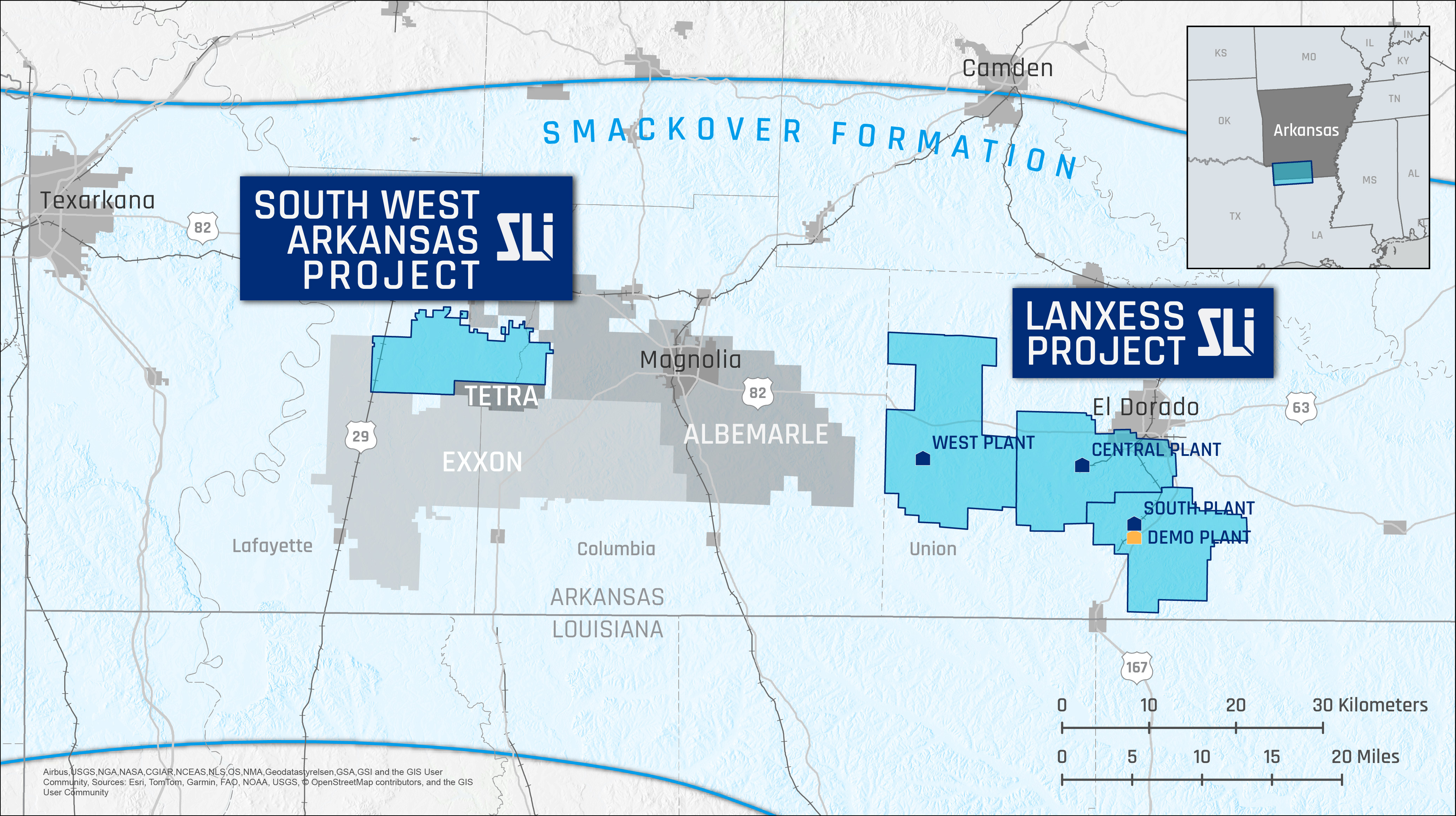 Smackover Formation map