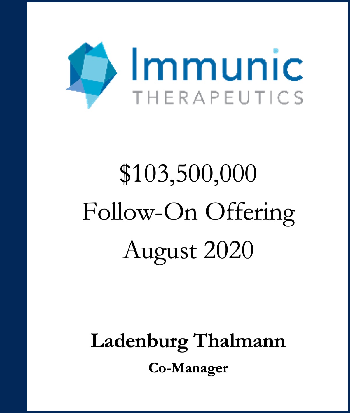 Immunic