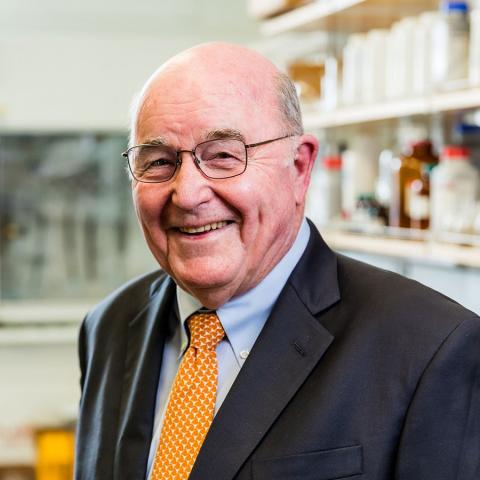 Dr. C. Grant Willson was awarded the Draper Prize in 2020 for his pioneering work to develop a light-sensitive material that enables manufacturers to fit more onto computer chips. (Credit: National Academy of Engineering)
