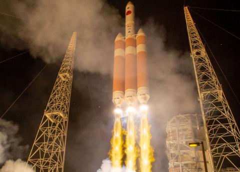 NASA’s Parker Solar Probe will enter the sun’s corona to understand space weather using a Faraday cup developed by the Smithsonian Astrophysical Observatory and detector electronics by Draper. (Photo credit: NASA/Bill Ingalls)