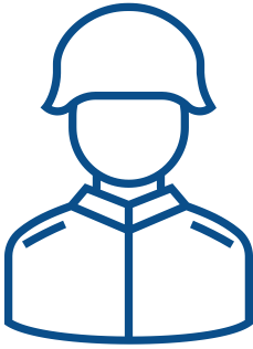 Graphic of a soldier
