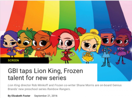 GBI taps Lion King, Frozen talent for new series