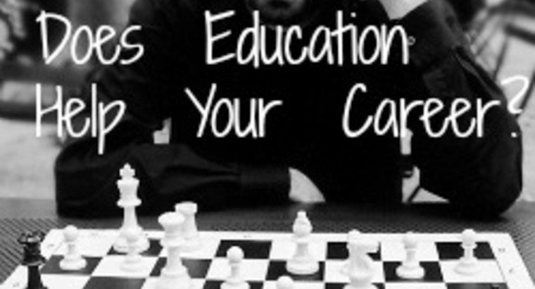 Does Education Help Your Career?