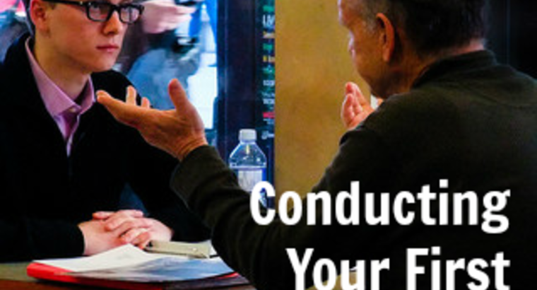 Conducting Your First Job Interview