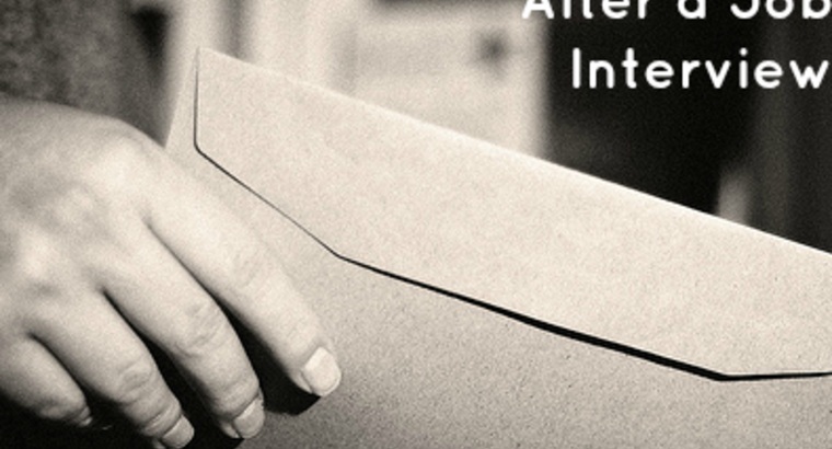 How to Follow Up After a Job Interview