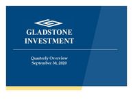 Investor Presentation as of September 30, 2020