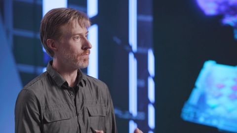 Intel Labs' Mike Davies, director of the Neuromorphic Computing Lab, speaks as part of Intel Labs Day. Intel Labs Day 2020 was presented virtually on Dec. 3, 2020. (Credit: Intel Corporation)