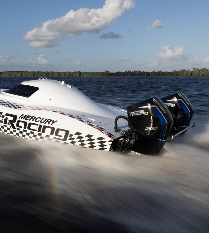 Engineered To Win: Mercury Racing's New 200R, 300R, And ROS Outboard Motors With 15-Inch Midsection Hit The Water