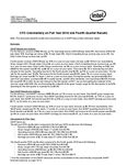 Q4 2016 Intel Corporation Earnings Conference Call
