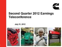 Q2 2012 Earnings Presentation