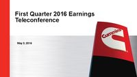 Q1 2016 Earnings Presentation