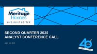 2nd Quarter 2025 Conference Call - Slides