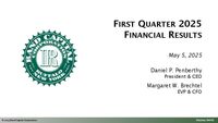 First Quarter 2025 Financial Results