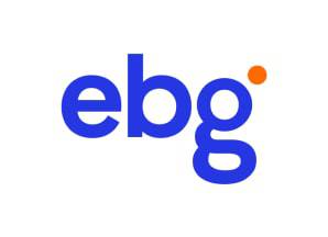 typographic logo for EBG