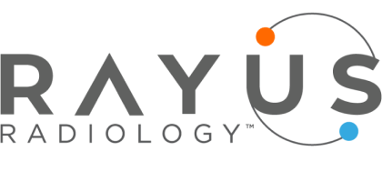 typographic logo for Rayus Radiology