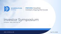Investor Symposium Presentation