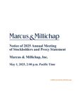 Marcus & Millichap Proxy Statement
