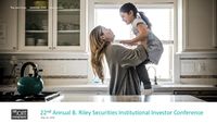 22nd Annual B. Riley Securities Institutional Investor Conference Presentation