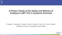 A Phase 2 Study of the Safety and Efficacy of Anabasum (JBT-101) in Systemic Sclerosis A Phase 2 Study of the Safety and Efficacy of Anabasum (JBT-101) in Systemic Sclerosis