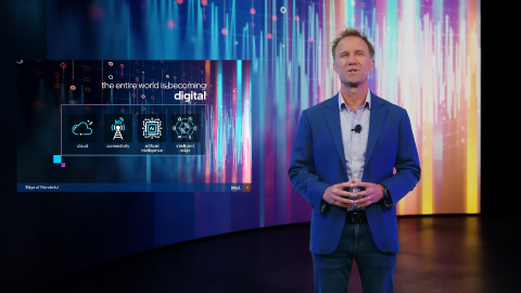 Dan Rodriguez, Intel corporate vice president in the Network Platforms Group, speaks during Intel's Edge of Wonderful event broadcast on June 21, 2021. Intel's virtual event before the opening of Mobile World Congress 2021 looks at the company's foundational role in unleashing the possibilities of 5G, building out the edge and enabling tomorrow’s artificial intelligence. (Credit: Intel Corporation)