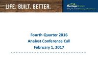 4th Quarter 2016 Conference Call - Slides