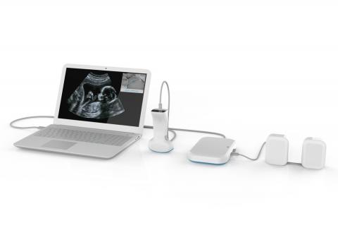 Draper has developed an initial concept for an ultrasound technology to enable early detection of high-risk pregnancies in low-resource environments. Shown here is a design prototype.