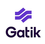 Typographic logo for Gatik
