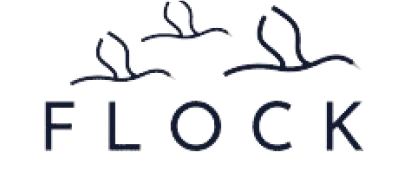 Typographic logo for Flock Homes, Inc.