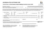 Form of Proxy (2022)