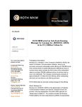 ROTH MKM acted as Sole Book-Running Manager for Genasys Inc. (NASDAQ: GNSS) in its $11.5 Million Follow-On