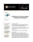 ROTH MKM Acted as Sole Book-Running Manager for Shimmick Corporation (Nasdaq: SHIM) in its $25 Million Initial Public Offering