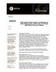 Roth Capital Partners acted as Co-Manager for Sable Offshore Corp. (NYSE: SOC) in its recent $295 Million Follow-On Offering
