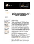 Roth Capital Partners acted as Financial Advisor for PEDEVCO Corp. (NYSE American:PED) in its recent $181 Million Acquisition
