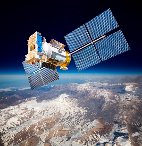 Image of satellite in Very Low Earth Orbit