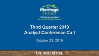 3rd Quarter 2019 Conference Call - Slides
