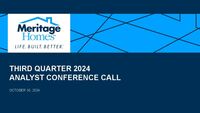 3rd Quarter 2024 Conference Call - Slides