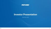 Investor 101 Presentation